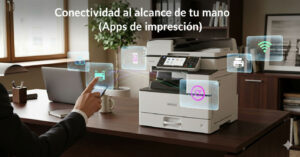 Conectividad al alcance de tu mano (Apps de impresión).